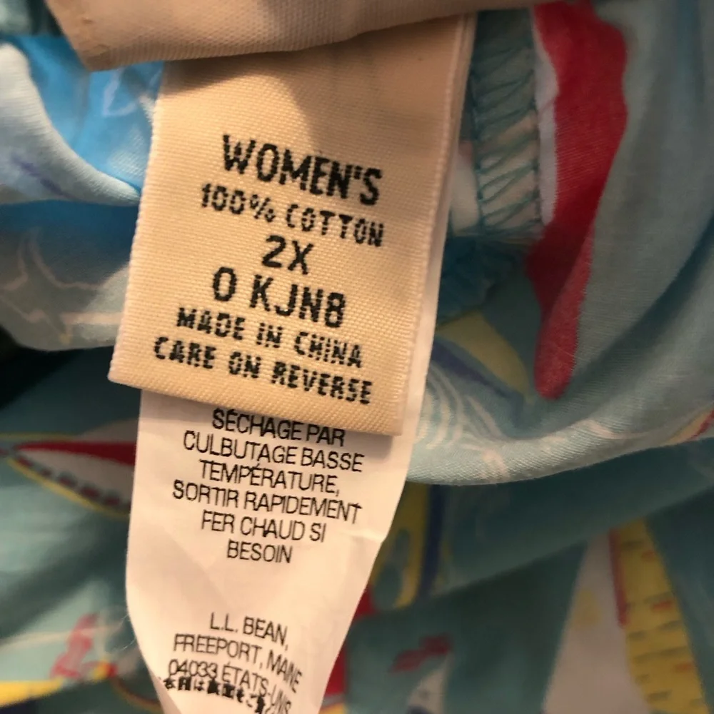 L.L. Bean Lot of 2 pairs Women’s Cotton Boxers Shorts Size 2X - Picture 15 of 15